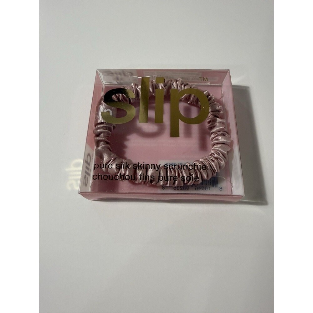 Slip Pure Silk Skinny Scrunchie – Pink – NWT
